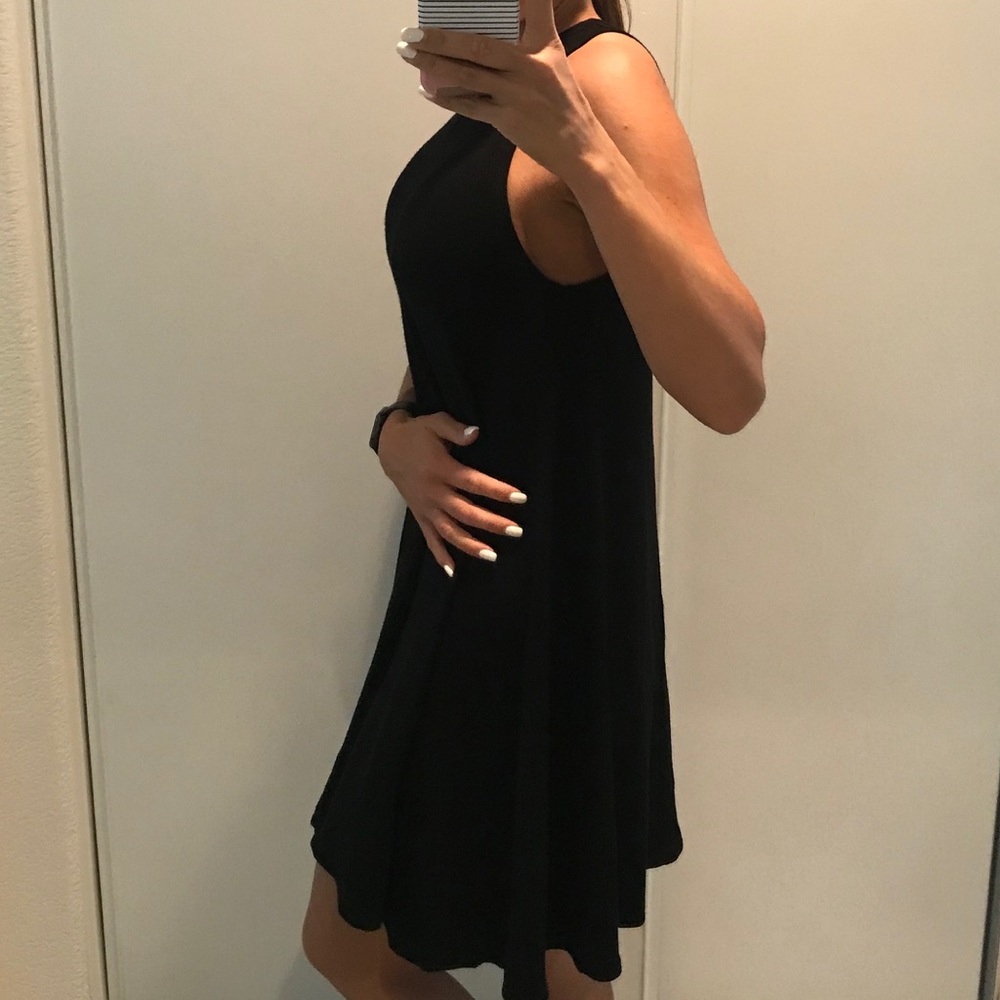 Aritzia Wilfred Free Black Dress Soft & EUC Size M